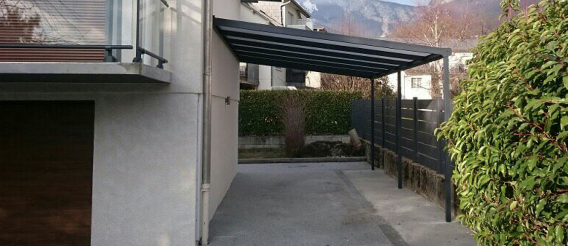 Abris voiture et carport sur mesure en aluminium